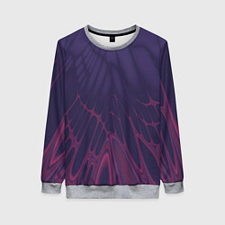 Женский свитшот Лучи - фиолетовый и розовый - Хуф и Ся