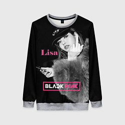 Женский свитшот Blackpink Lisa fuck