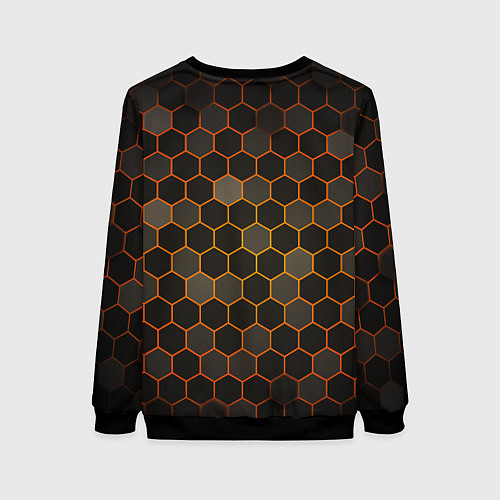 Женский свитшот Згип gold logo / 3D-Черный – фото 2