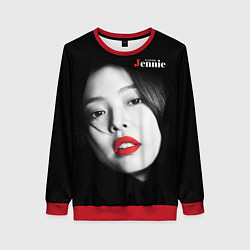 Женский свитшот Blackpink Jennie Red lips