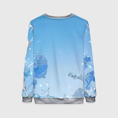 Женский свитшот Дженни из Блэкпинк / 3D-Меланж – фото 2