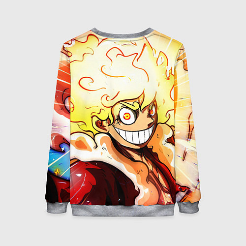 Женский свитшот Луффи 5 гир бог Ника - One Piece / 3D-Меланж – фото 2