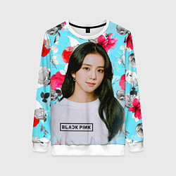 Женский свитшот Jennie Kim Blackpink flowers