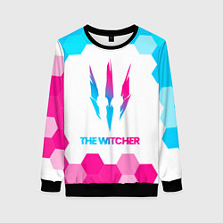 Женский свитшот The Witcher neon gradient style