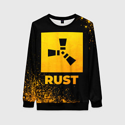 Женский свитшот Rust - gold gradient