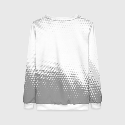 Женский свитшот Code Geass glitch на светлом фоне: символ сверху / 3D-Белый – фото 2
