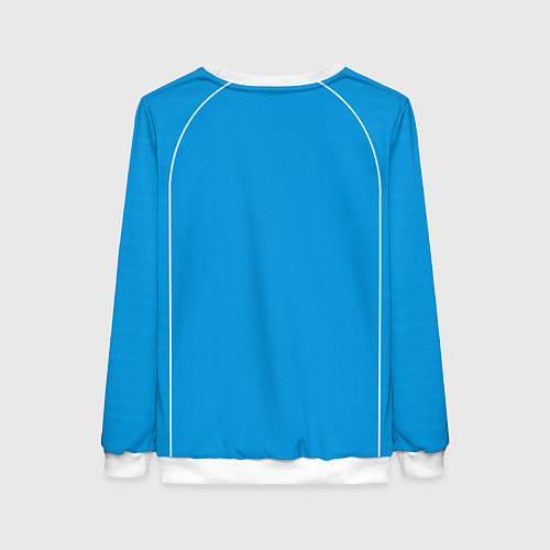 Женский свитшот ФК Наполи форма 2324 домашняя / 3D-Белый – фото 2