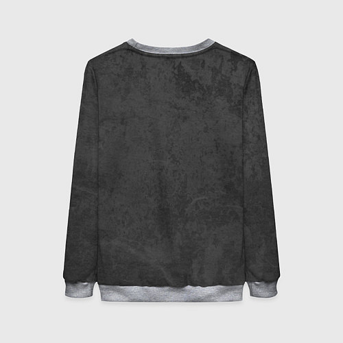 Женский свитшот Девушка с татуировками / 3D-Меланж – фото 2