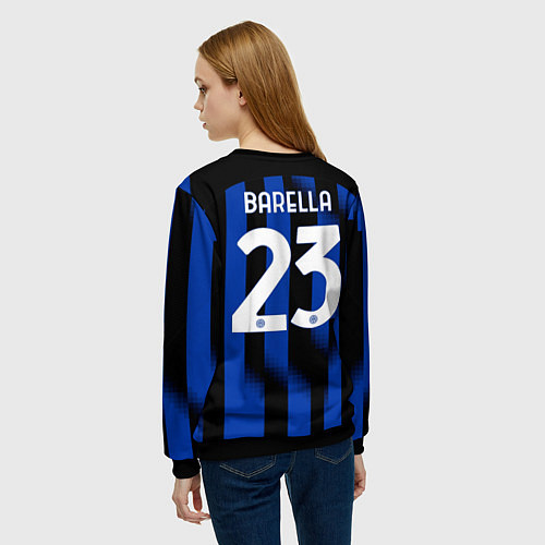 Женский свитшот Барелла Интер форма 2324 домашняя / 3D-Черный – фото 4