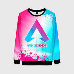 Женский свитшот Apex Legends neon gradient style