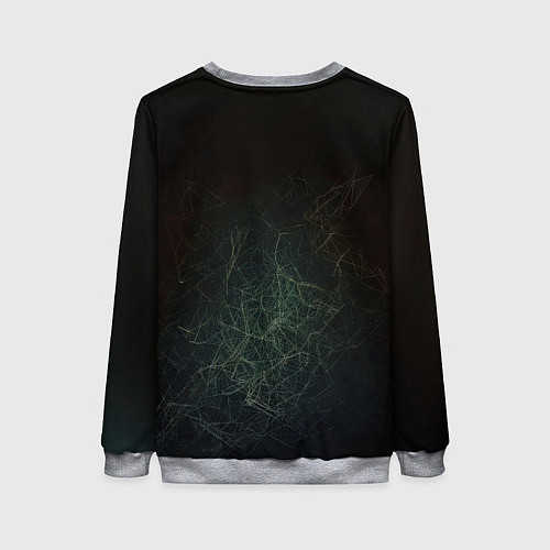 Женский свитшот Магический кролик / 3D-Меланж – фото 2