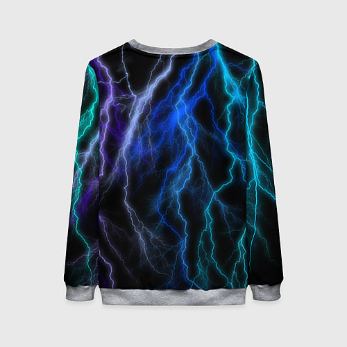 Женский свитшот Мистер Бист - молнии / 3D-Меланж – фото 2