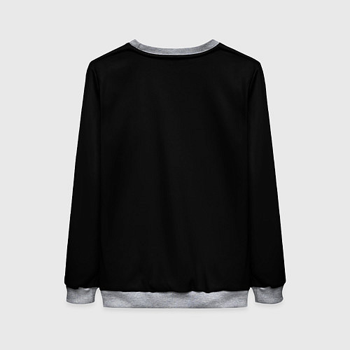 Женский свитшот Predator - skull / 3D-Меланж – фото 2