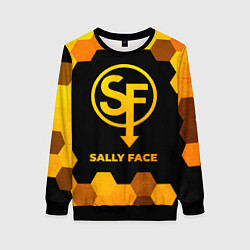 Женский свитшот Sally Face - gold gradient
