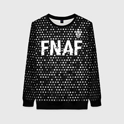 Женский свитшот FNAF glitch на темном фоне: символ сверху
