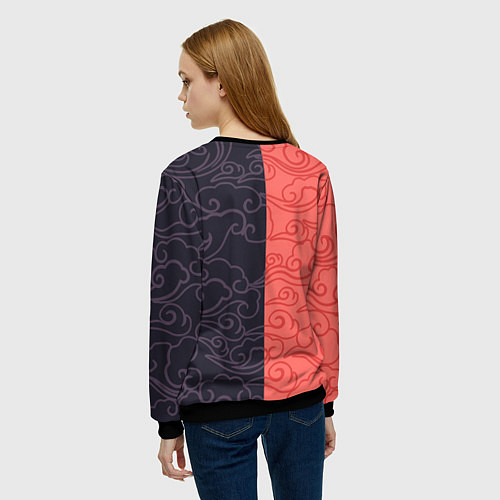 Женский свитшот Strey Kids x Anime / 3D-Черный – фото 4