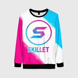 Женский свитшот Skillet neon gradient style