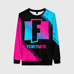 Женский свитшот Fortnite - neon gradient