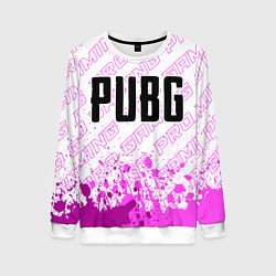 Женский свитшот PUBG pro gaming: символ сверху