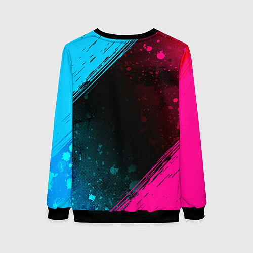 Женский свитшот Imagine Dragons - neon gradient / 3D-Черный – фото 2