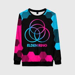 Женский свитшот Elden Ring - neon gradient