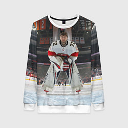 Свитшот женский Sergey Bobrovsky - Florida panthers - hockey, цвет: 3D-белый