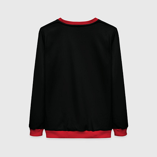 Женский свитшот Взгляд Берсерка / 3D-Красный – фото 2