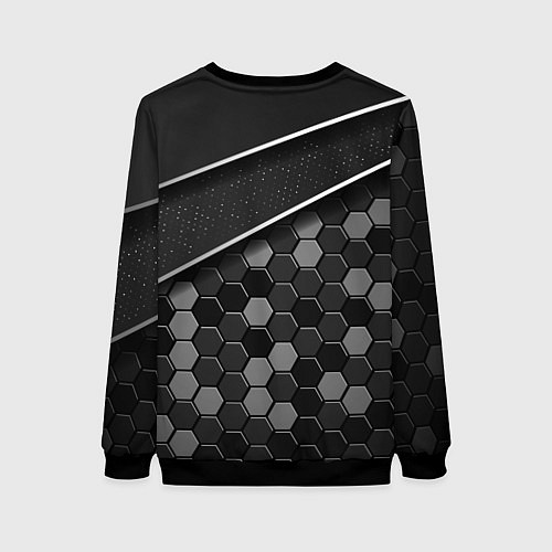 Женский свитшот Kawasaki - технологическая / 3D-Черный – фото 2