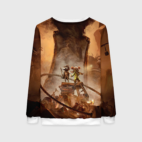 Женский свитшот Герои Little nightmares 3 / 3D-Белый – фото 2