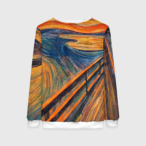 Женский свитшот Крик хомяка / 3D-Белый – фото 2