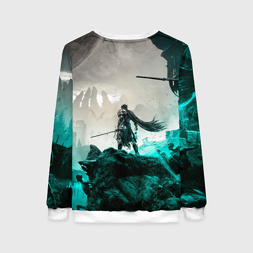 Женский свитшот Герой Lords of the fallen / 3D-Белый – фото 2