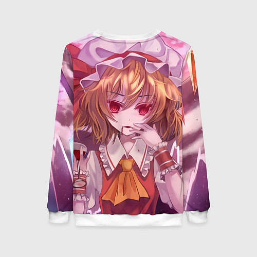 Женский свитшот Touhou Project Flandre Scarlet / 3D-Белый – фото 2