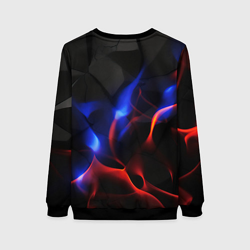 Женский свитшот Starfield red logo / 3D-Черный – фото 2
