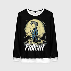 Свитшот женский Fallout boy, цвет: 3D-белый