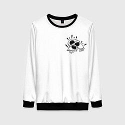 Свитшот женский Глаза мистических существ, цвет: 3D-черный