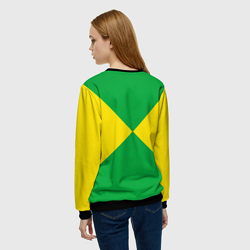 Женский свитшот ФК Анжи / 3D-Черный – фото 4