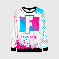 Женский свитшот Fortnite neon gradient style