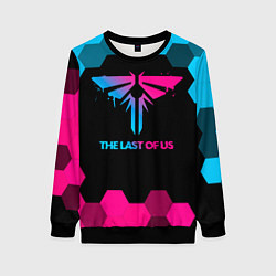 Женский свитшот The Last Of Us - neon gradient