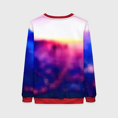 Женский свитшот Gta neon 10 лет / 3D-Красный – фото 2