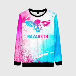 Женский свитшот Nazareth neon gradient style