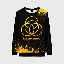 Женский свитшот Elden Ring - gold gradient