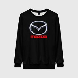 Свитшот женский Mazda japan motor, цвет: 3D-черный