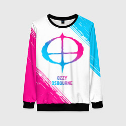 Женский свитшот Ozzy Osbourne neon gradient style