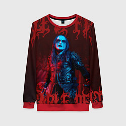 Свитшот женский Cradle Of Filth: Dani Filth, цвет: 3D-красный