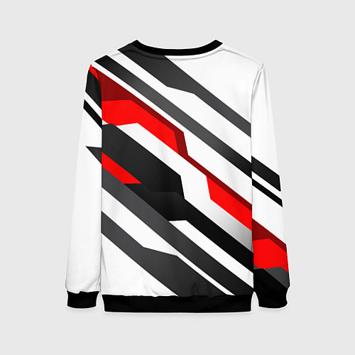 Женский свитшот Mass effect - white uniform n7 / 3D-Черный – фото 2