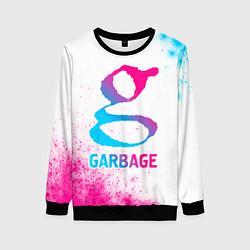 Женский свитшот Garbage neon gradient style