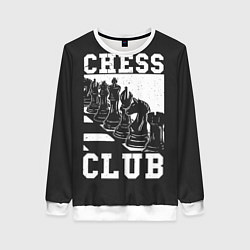 Женский свитшот Шахматный клуб