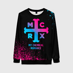 Женский свитшот My Chemical Romance - neon gradient