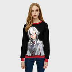 Свитшот женский Arlecchino, цвет: 3D-красный — фото 2