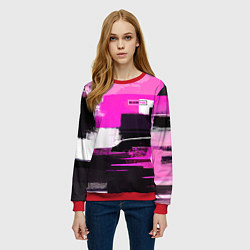 Свитшот женский Black pink - girl-group - South Korea, цвет: 3D-красный — фото 2